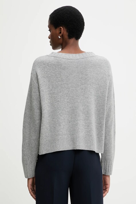 Светр із додаванням вовни United Colors of Benetton — AW25-SWD0AE, сірий — фото 3