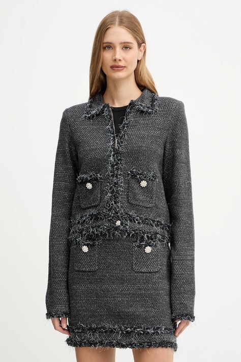 Blugirl Blumarine kardigan damski kolor czarny ciepły RF5152.MA950