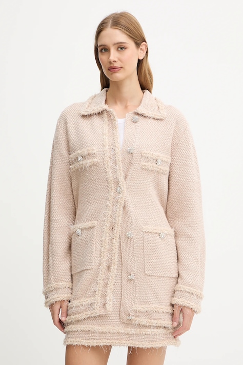 Kardigan Blugirl Blumarine dámský, béžová barva, RF5228.MA950