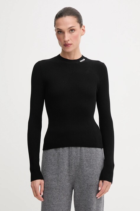 MSGM pulover culoarea negru, cu turtleneck, 3941MDM217.257784