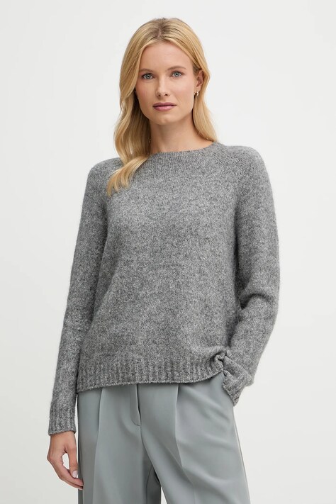 Свитер с примесью шерсти Weekend Max Mara GHIACCI цвет серый  2525366151600