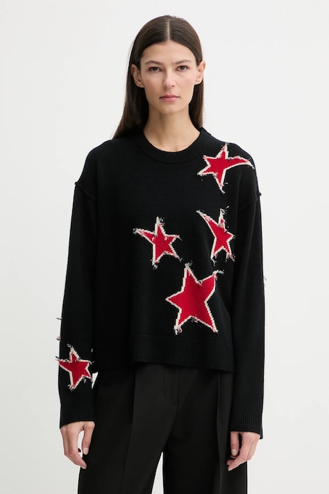 ZADIG&VOLTAIRE sweter kaszmirowy damski kolor czarny KWSW02842