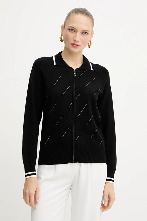 Liu Jo cardigan culoarea negru, light, TF5032.MS63L