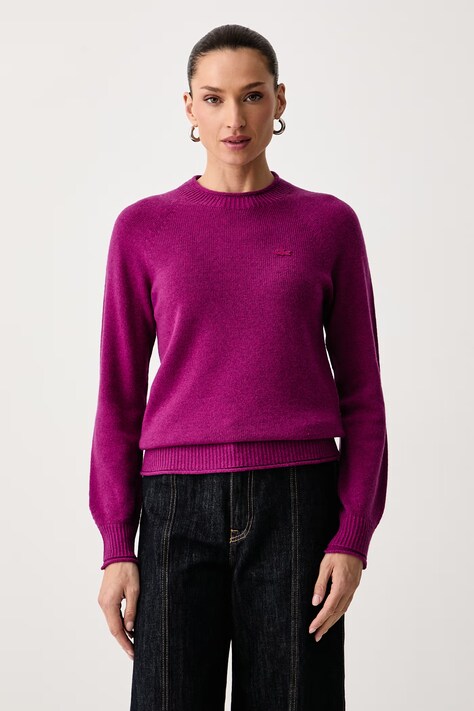 Lacoste Sweter damski wełniany szary AF4160