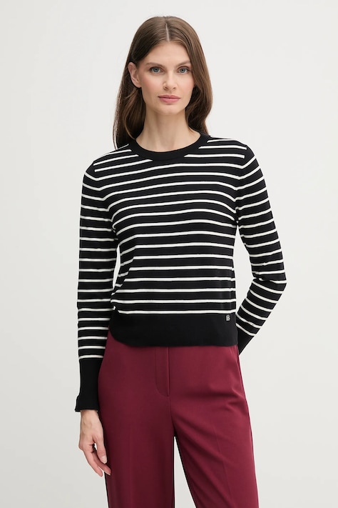 Sveter Dkny čierna farba, ľahký, DJ5R0655