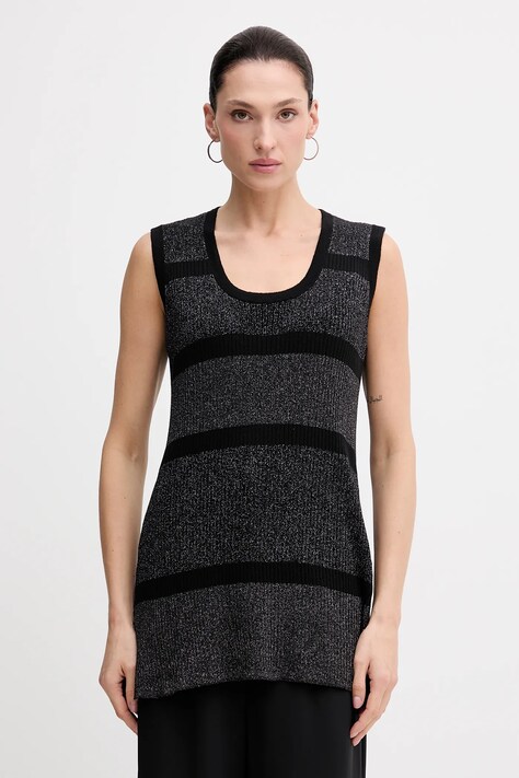 Sisley sweter damski kolor czarny lekki 1194LH00M