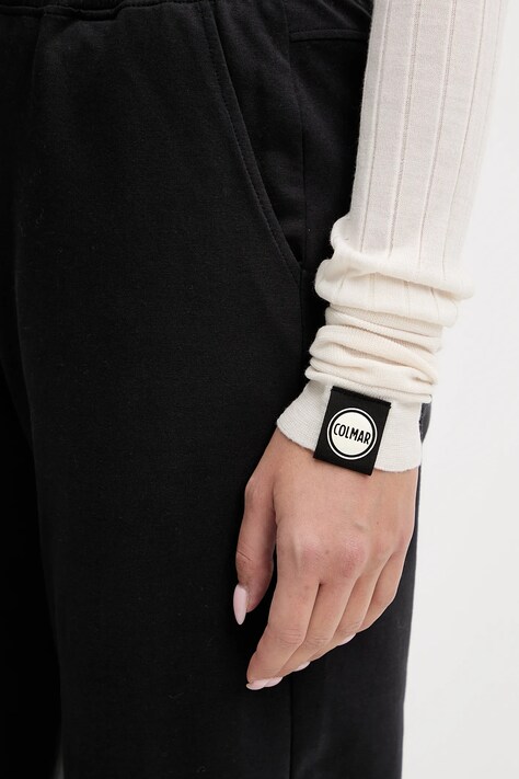 Colmar sweter wełniany damski kolor beżowy lekki z półgolfem 7907.2ZP