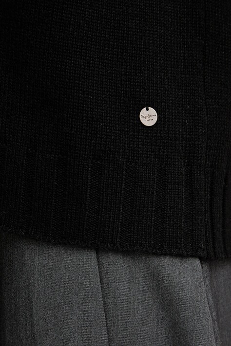 Светр із додаванням вовни Pepe Jeans — AW25-SWD0MI, чорний — фото 5