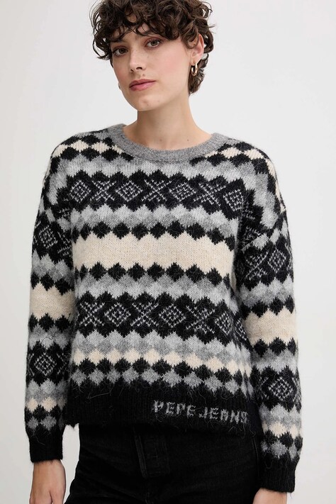 Светр із додаванням вовни Pepe Jeans — AW25-SWD0MO, сірий — фото 4