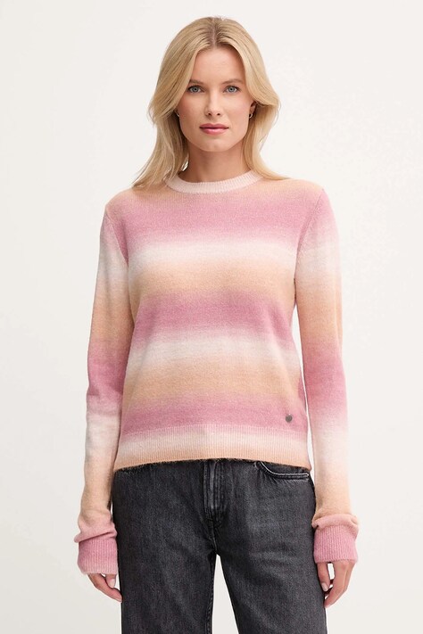 Pepe Jeans sweter damski kolor różowy lekki PL7000060