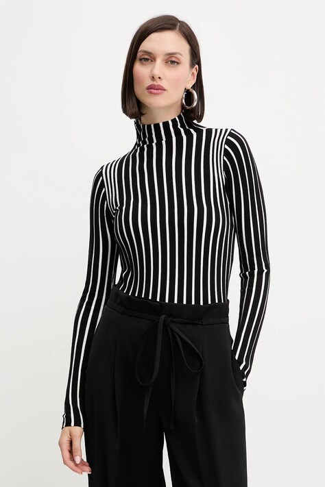 Pulover Twinset ženski, črna barva, 252LI3ABB