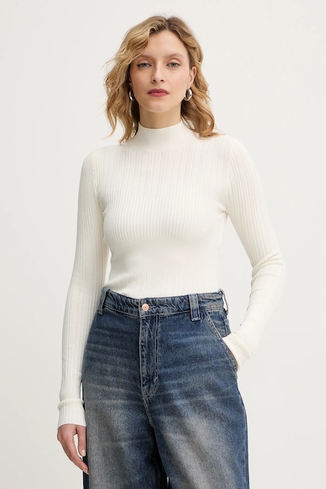 Πουλόβερ Twinset χρώμα: μπεζ, 252TT3221