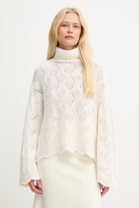 Twinset maglione con lana colore beige  252TT3424