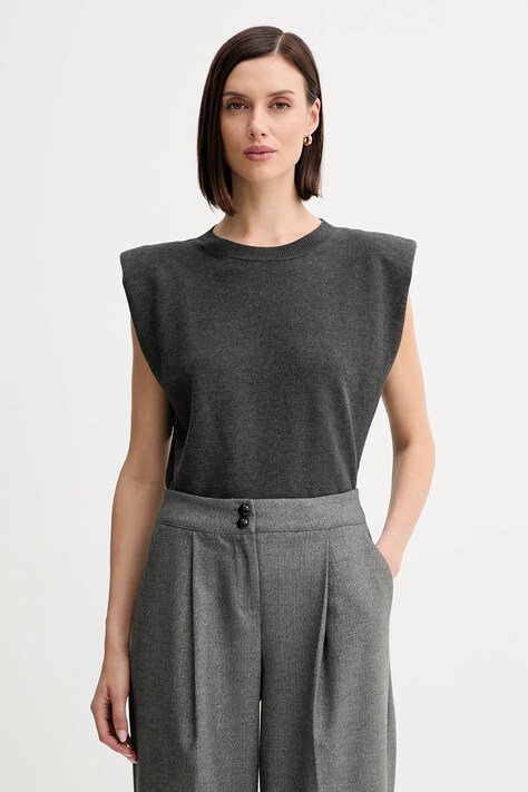 Twinset mellény könnyű, szürke, 252TF3031