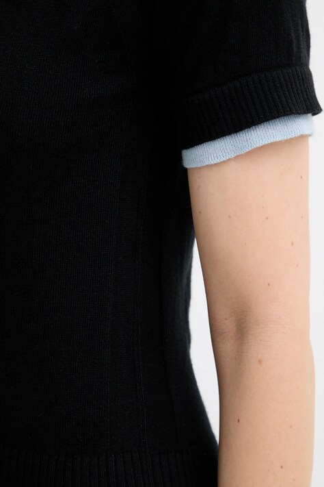 MAX&Co. sweter z domieszką kaszmiru damskie kolor czarny lekki 2526366083200