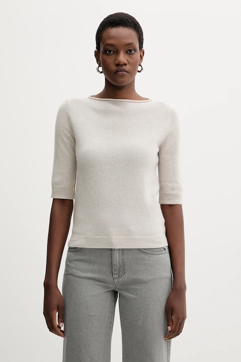 Πουλόβερ κασμίρ Marella χρώμα: μπεζ, 2523366271200