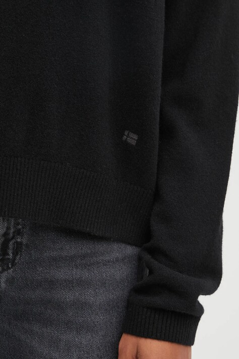 Napapijri sweter z dodatkiem wełny D-Mis damski kolor czarny NP0A88XL9411