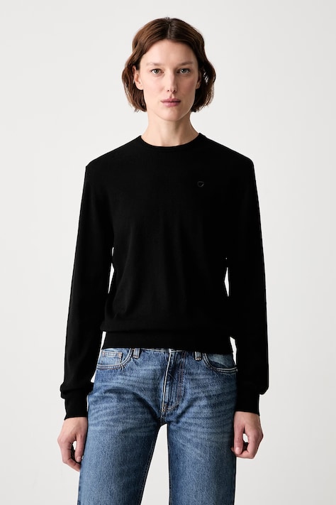 Coperni Classic pulover din lână pentru femei negru COPML161Y3018MEN