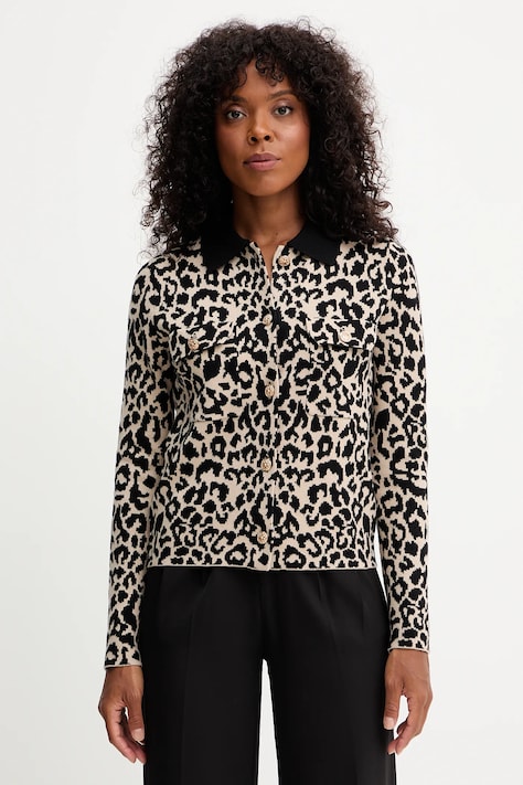 Morgan cardigan culoarea bej, MBOLEO