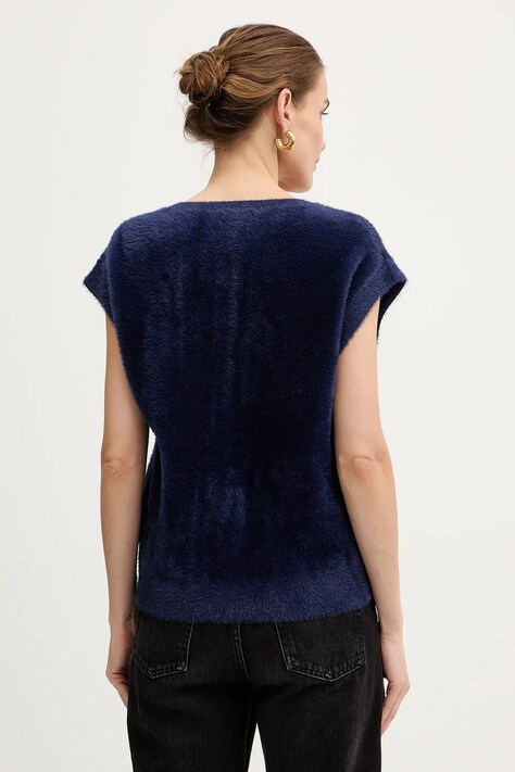 Morgan kamizelka damski kolor granatowy MCATHY