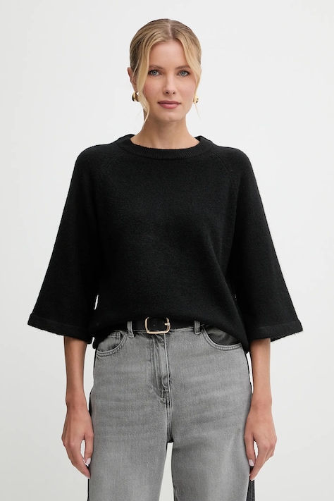Morgan maglione in misto lana donna colore nero  MDELIA