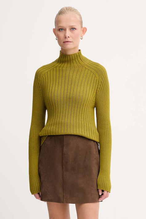 Marc O'Polo maglione in cotone donna colore verde  509605960173