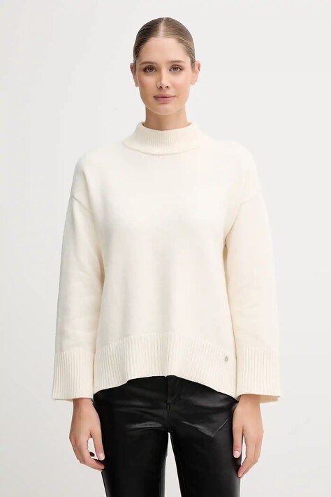 Dkny pulover culoarea bej, light, DJ5R0889