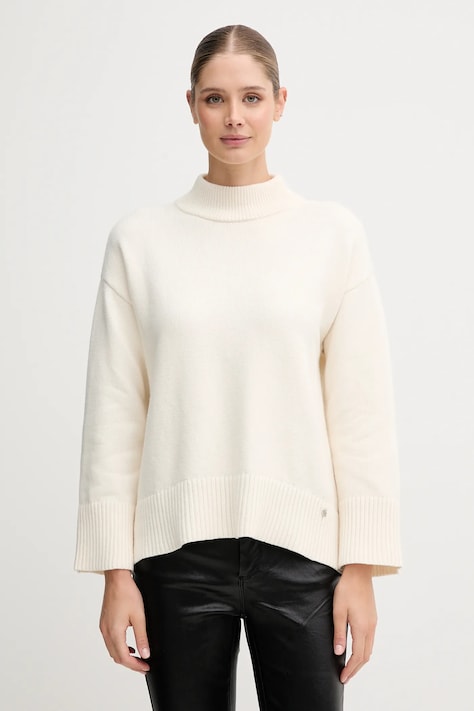 Πουλόβερ Dkny χρώμα: μπεζ, DJ5R0889