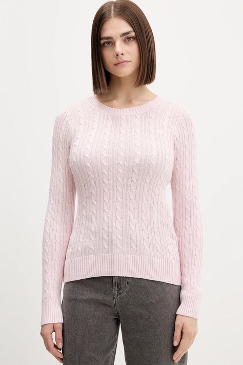 Πουλόβερ Hollister Co. χρώμα: ροζ, KI350-5305-601