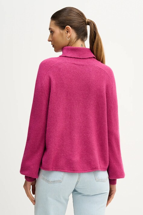 Светр United Colors of Benetton — AW25-SWD1DN, рожевий — фото 3