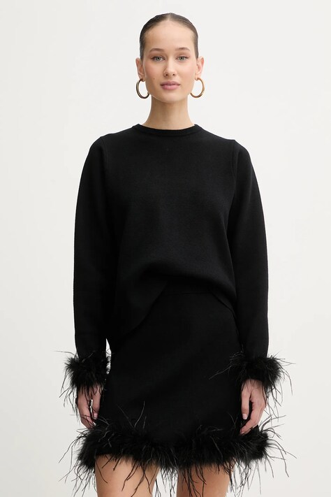 Never Fully Dressed sweter damski kolor czarny NFDKN755