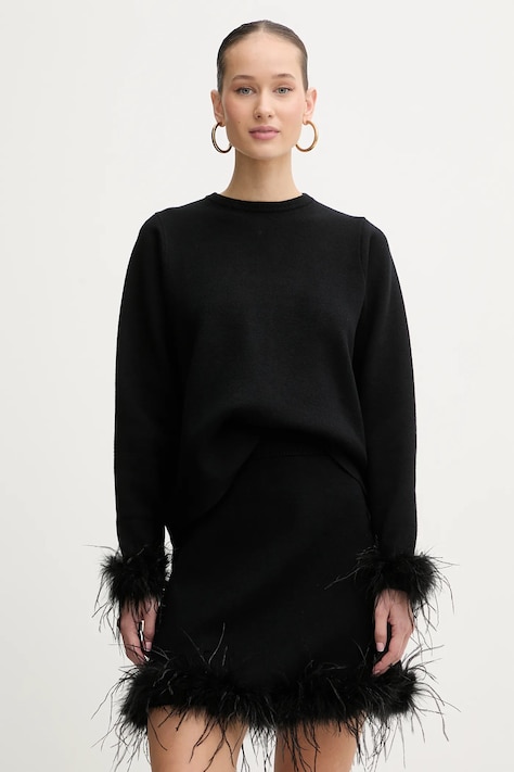 Never Fully Dressed sweter damski kolor czarny NFDKN755