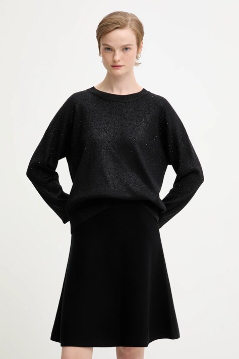 Dkny sweter SWEATERS damski kolor czarny lekki P5MSAY50