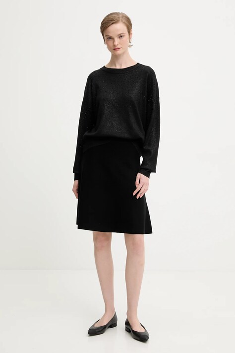 Dkny sweter SWEATERS damski kolor czarny lekki P5MSAY50