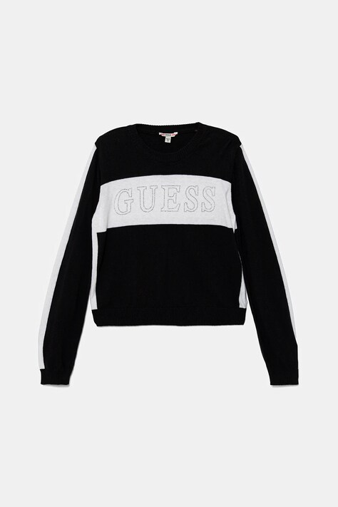 Guess sweter dziecięcy kolor czarny lekki J5YR00 Z3GW0