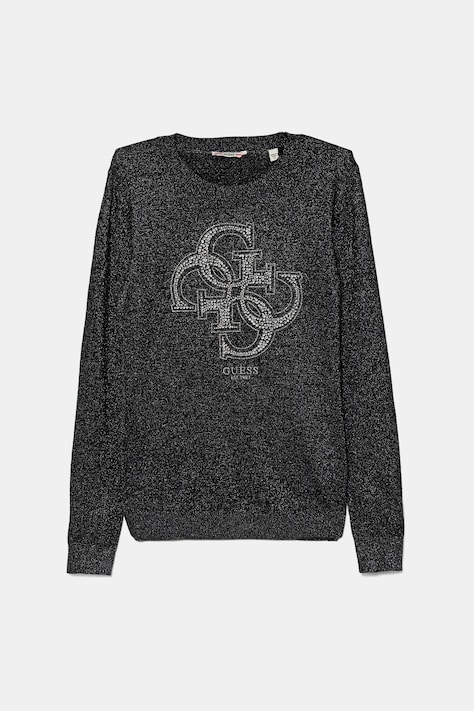 Guess sweter dziecięcy kolor czarny lekki J5YR01 Z3FP0