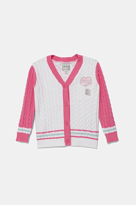 Guess cardigan copii culoarea alb, light, K5YR02 Z3OG0