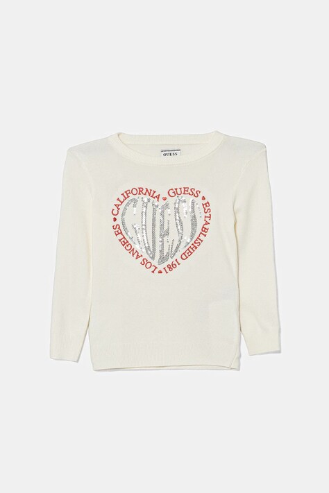 Guess pulover copii culoarea bej, light, K5YR08 Z2NQ2