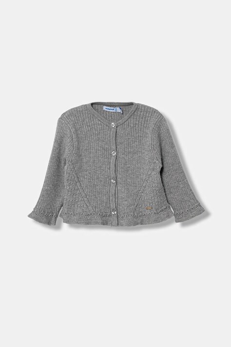 Mayoral cardigan bebe culoarea gri, light, 2358