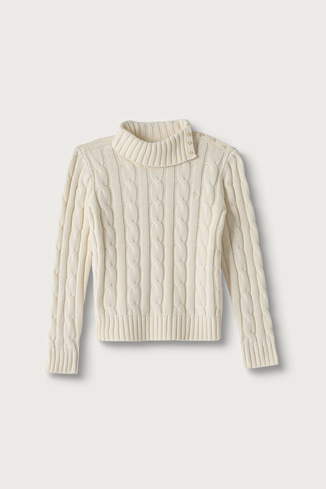 Polo Ralph Lauren pulover pentru copii din bumbac bej 313978862002