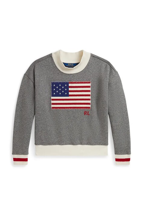 Παιδικό πουλόβερ Polo Ralph Lauren χρώμα: γκρι, 313981062001