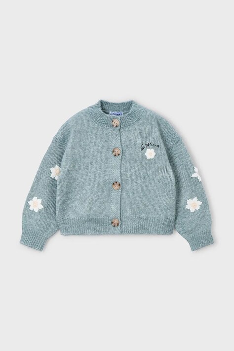 Mayoral cardigan copii culoarea verde, 4309