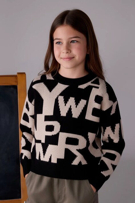 Mayoral pulover copii culoarea negru, 7316