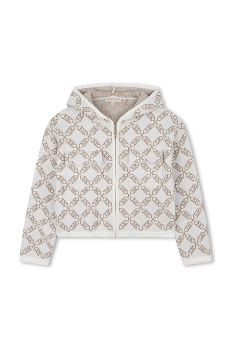 Детский кардиган Michael Kors цвет бежевый лёгкий R30470