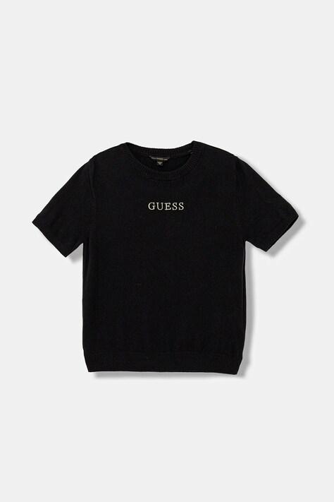 Guess sweter dziecięcy kolor czarny lekki J5BR05 Z3GW0