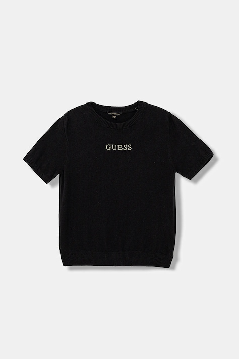 Guess sweter dziecięcy kolor czarny lekki J5BR05 Z3GW0