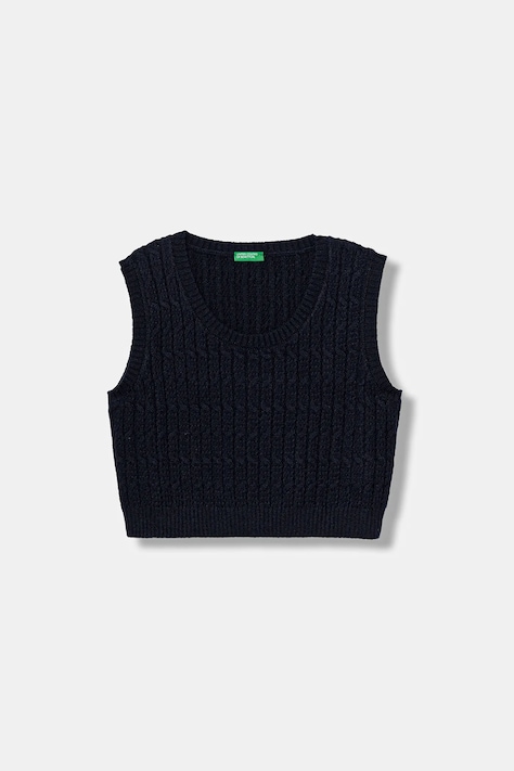 United Colors of Benetton gilet per bambini colore blu navy 1D32C108Y
