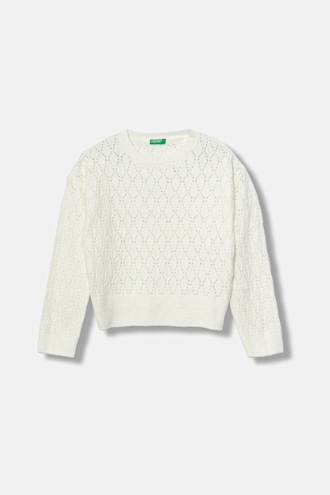 United Colors of Benetton pulover copii culoarea bej, light, 1RG7C109A
