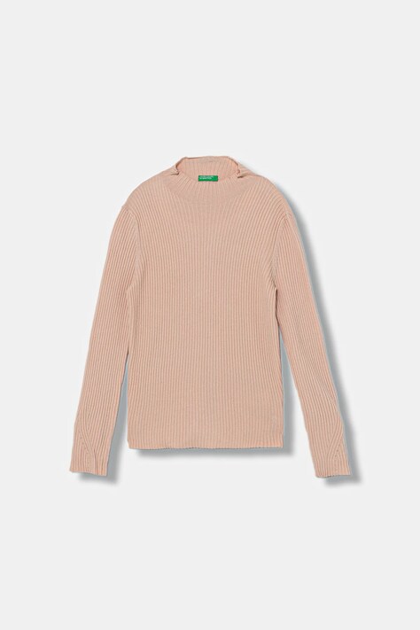 Детский свитер United Colors of Benetton цвет розовый лёгкий 1Y7QC200P