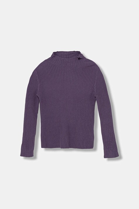 Otroški pulover United Colors of Benetton vijolična barva, 1Y7QC200P